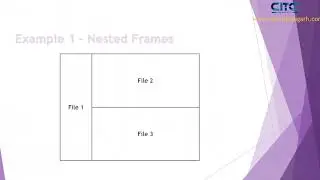 HTML Nested Frameset  video tutorial