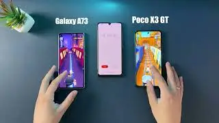 Galaxy A73 VS Poco X3 GT Speed Test