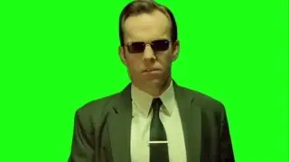 Agent Smith says "Mr. Anderson" - Green Screen