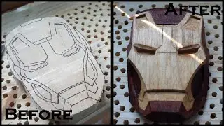 Hand Carving an Iron Man Mask