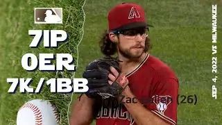 Zac Gallen | Sep 4, 2022 | MLB highlights