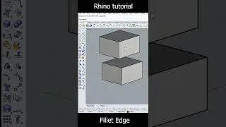 Rhino 3D/fillet edge