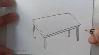 Как нарисовать стол