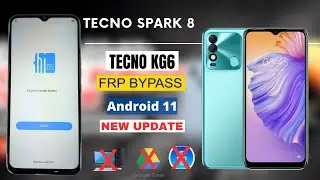 Tecno Spark 8 (KG6) Frp Bypass Android 11 | No Talkback Apk Not Installed Fix/Without Pc
