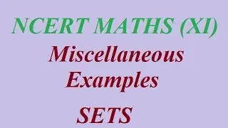 Class 11 chapter 1 Miscellaneous Examples  28 to 34#56