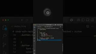 Neumorphic Power Button Using HTML & CSS  