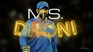 Captain Cool Of India M.S. Dhoni. #msdhoni #thalaforareason