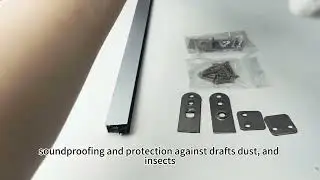 Automatic door bottom strips, aluminium profiles and accessories.