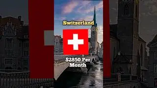 Top 5 Countries with the Highest cost of Living😲 || #country #rich #education
