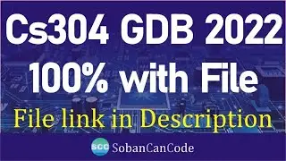 cs304 gdb || cs304 solution 2022 ||CS 304 gdb solution || gdb cs304 file solution