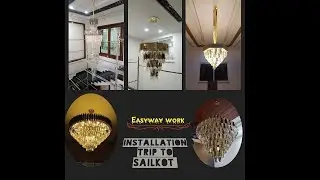 Sailkot | Modern Chandelier | K9 original crystal | Easy to install |