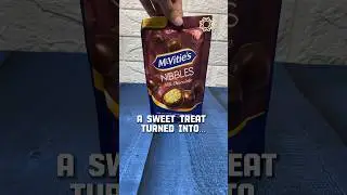 OOPS! What happened to our pack of McVitie’s Nibbles? Watch… #mcvities #chocolate #biscuit
