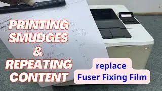 How to Fix HP LaserJet Pro M402dn Printing Smudges and Repeating Content