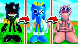 СЕКРЕТНЫЕ МОРФЫ И ЭВОЛЮЦИИ СОНИКА! НУБ И ПРО ВИДЕО ROBLOX Find Sonic Morphs РОБЗИ