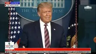 President Trump Carves Through Muckraker BS @ Today's News Briefing (8/12/20)