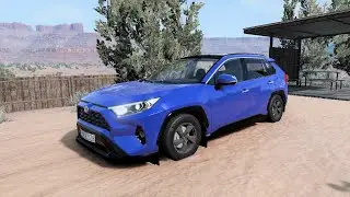 BeamNG.drive - Toyota RAV4 2.0 Comfort 2019 - Car Show Test Drive Crash .