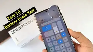 infinix Zero 30 Battery drain Test 100% To 0% | Infinix Zero 30 5G Battery backup Test Very Bad