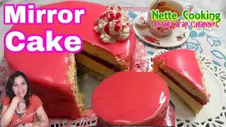 Mirror Cake(with strawberry jelly cake)