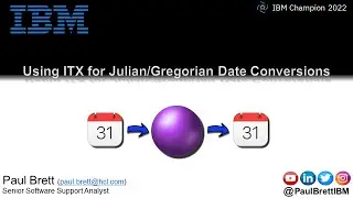 Using ITX for Julian/Gregorian Date Conversions