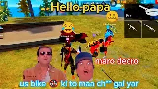 Hello papa us cycle ki to maa chu* gai yaar Collab freefire #cycle #memes #ff