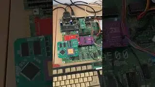 A ludicrous Amiga 500 setup