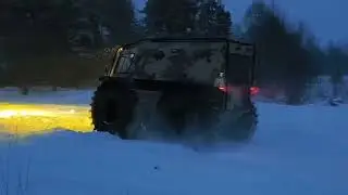 Вездеход "Ведун" лёгкая обкатка.