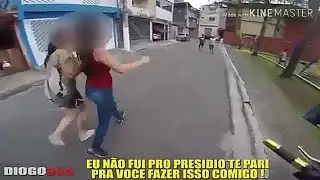 Dei uma lição na interesseira levando para mãe dela