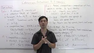 Categories. Definitions and examples.
