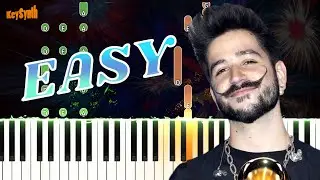 Machu Picchu - Camilo. Evaluna Montaner  - Piano EasyTutorial - KeySynth
