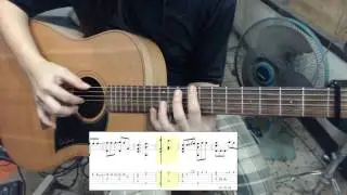 Demi Lovato - Stone Cold [ COVER ] fingerstyle guitar & TAB