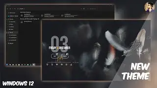 Windows 12 Dark Theme For Windows 11 || Microsoft New Update || Windows 11 Theme || #windows11