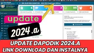 UPDATE DAPODIK 2024.a | BERIKUT LINK DOWNLOAD DAN INSTALNYA