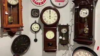 Howard Miller Lawyer II Westminster Chime Wall Clock chimes 12 PM