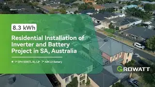 Residential Installation of Growatt Inverter and Battery in South Australia