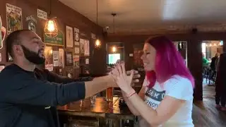 Woman Hypnotizes Man in a Bar! A Raw Unedited Full Set!