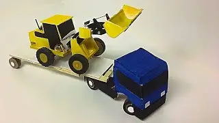 How to make Rc Truck and trailer. Heavy Truck with Suspension. Making heavy vehicle trailer.