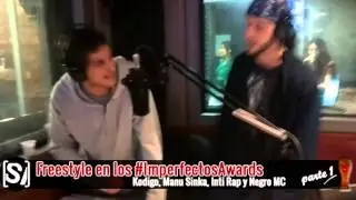 Kódigo, Manu Sinka, Inti Rap y Negro MC en Simplemente Imperfectos - #ImperfectosAwards - Parte 1