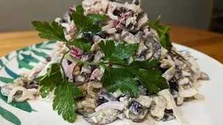 This Eggplant Salad Will Surprise You! Eggplant like mushrooms!