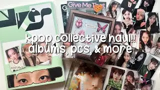 kpop collective haul!! albums, photocards, & more!