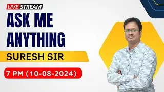 Ask Me Anything | Live Interaction With Suresh Sir |