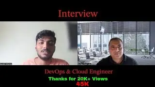 Excellent DevOps Engineer 2yr exp interview 