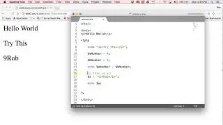 PHP Strings and Variables