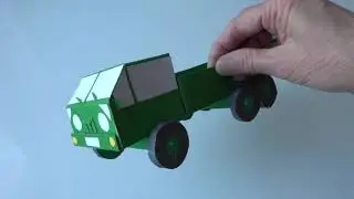 Грузовик из картона   -   