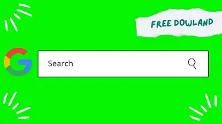 Google Search Bar free | Green Screen