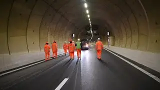 Rijnland Route, Corbulo tunnel en Ir. G. Tjalmaweg 1 maart 2023.  www.leidseglibber.nl