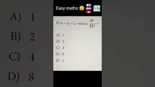 Easy maths😊   