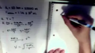 UCM and Gravity - Satellite Orbit (Problem 9)