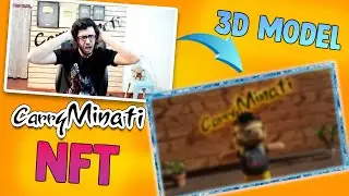 Making CarryMinati NFT 3D Model | CARRYMINATI NFT | #NFT #OpenSeasLink