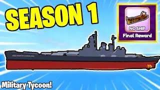 Roblox Military Tycoon Warship Season 1 Update