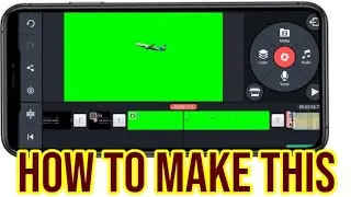 How To Make Green Screen Background Video | Airplane On Green Screen